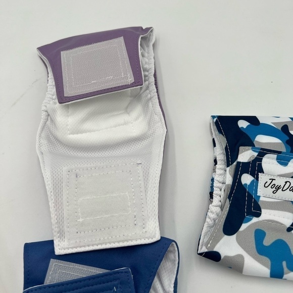 JoyDaog Reusable Belly Bands for Small Dogs, 3 Pack Premium Washable Dog Diapers - Picture 6 of 6